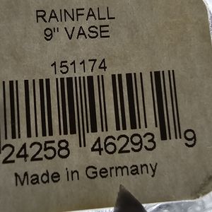 Waterford 9 inch Crystal Marquis Made in Germany Vase